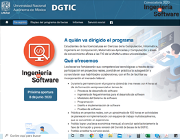Más de medio centenar de alumnos participan en la capacitación para ser seleccionados como becarios en Ingeniería de Software