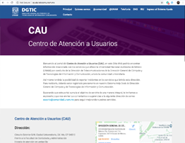 El CAU atiende a más de 6,200 usuarios vía correo electrónico