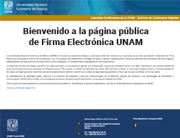 Firma Electrónica Universitaria en la UNAM