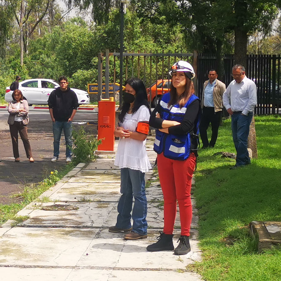 Simulacro en la DGTIC: coordinación y rápida respuesta